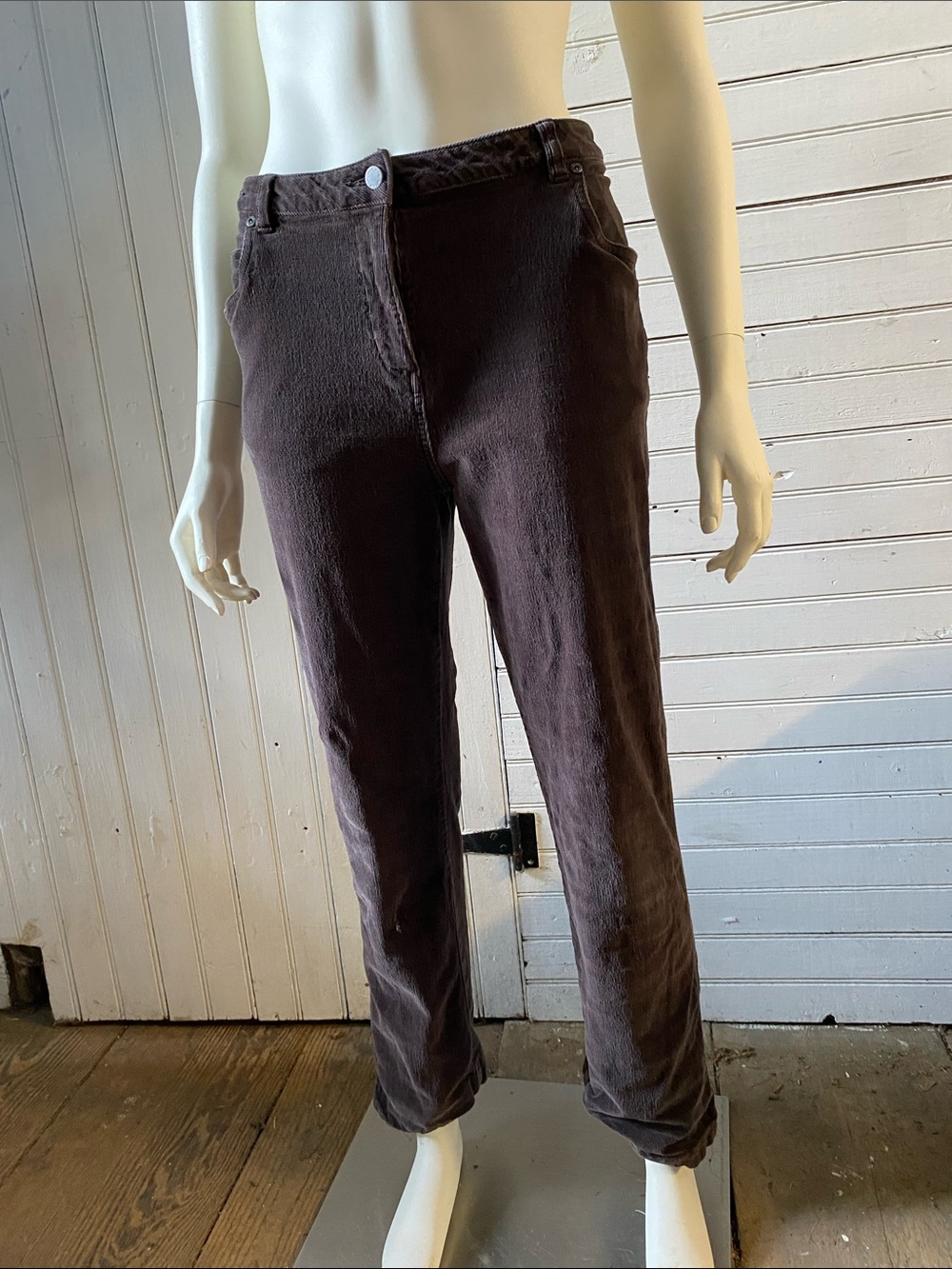 Woolrich Women's Brown Corduroy Trousers